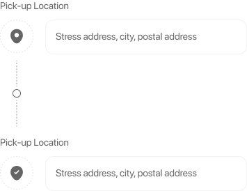 Map of service locations and delivery zones in Accra